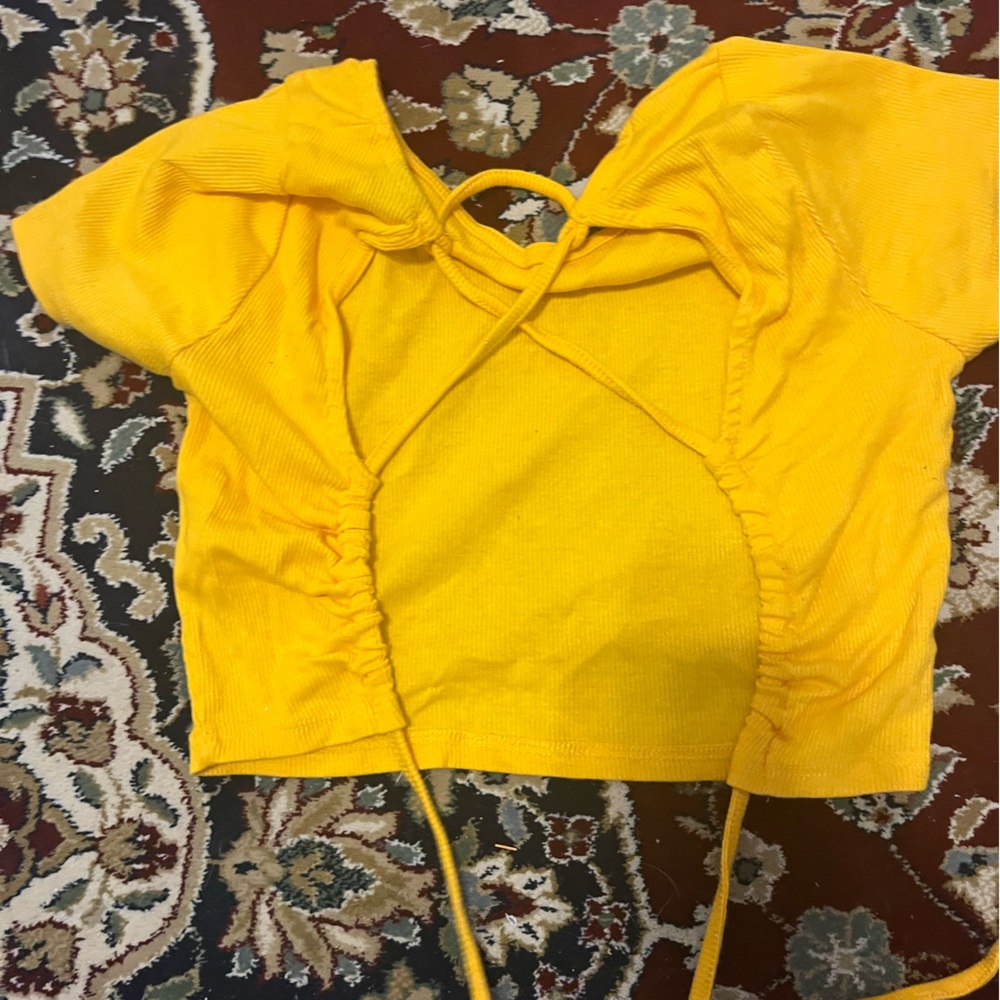 Yellow tank top